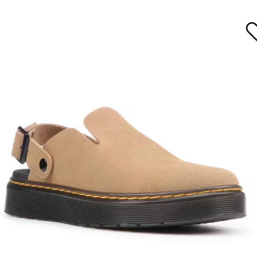 Dr Martens Men's Carlson Slingback Mule Savannah Tan Size 14 US NEW